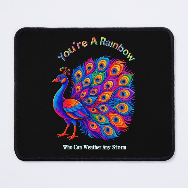 Item preview, VIBRANT PEACOCK WITH A MESSAGE designed and sold by WendyMaree.