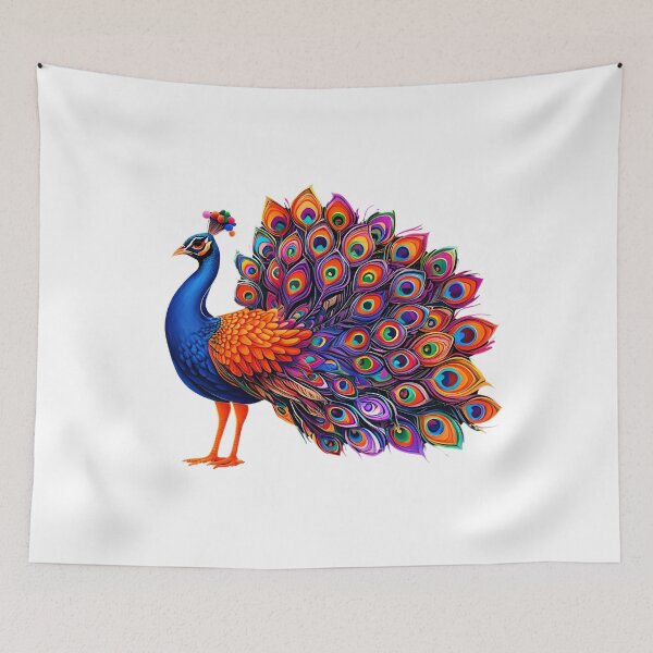 Item preview, VIBRANT PEACOCK WITH A MESSAGE designed and sold by WendyMaree.