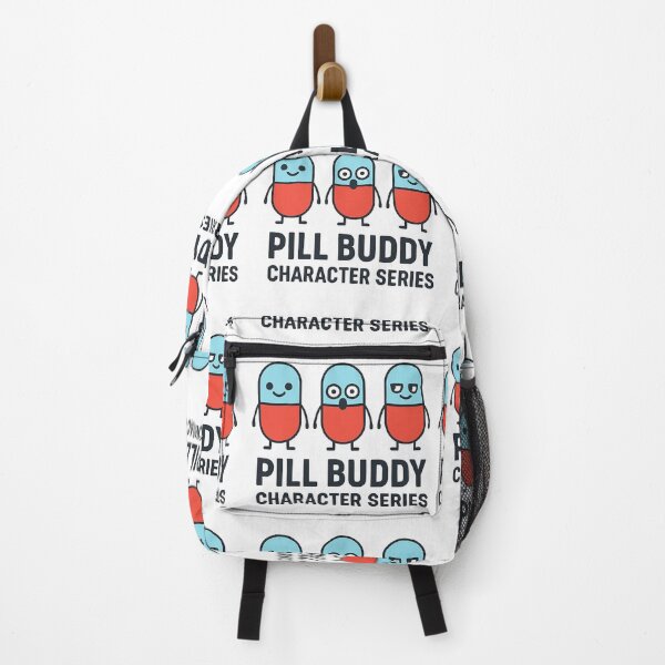 Item preview, Pill Buddy Shirt — Cute Pill Character Tee (Calm, Shocked, Smug) designed and sold by Hptrendz.