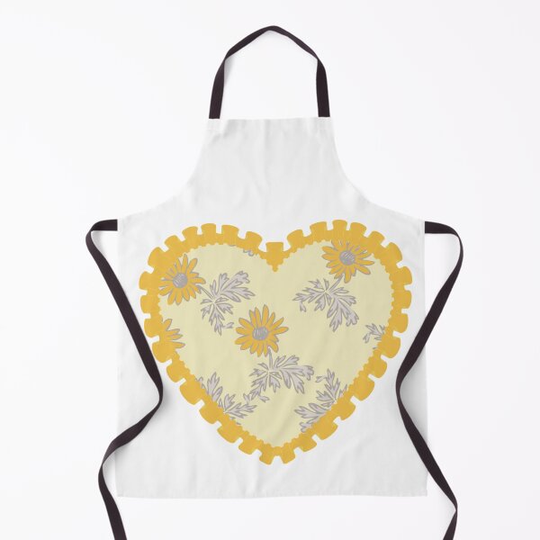 Item preview, Yellow floral heart with yellow frilly border  designed and sold by priyankajustine.