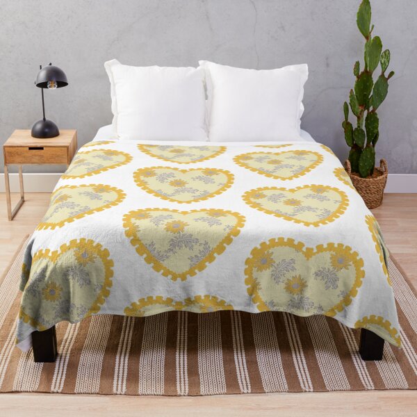 Item preview, Yellow floral heart with yellow frilly border designed and sold by priyankajustine.