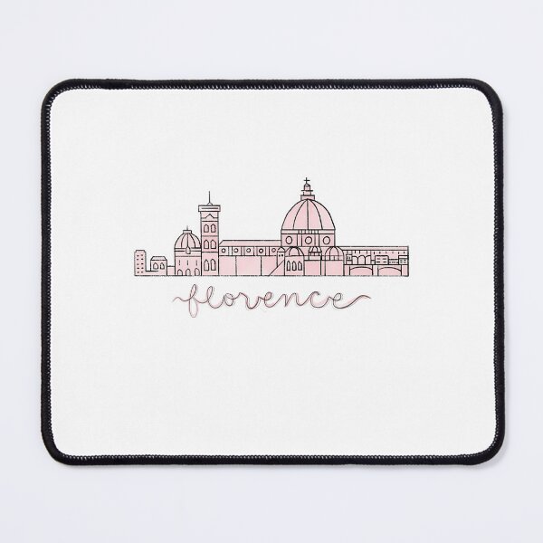 Item preview, 8 Florence Italy Skyline (Pink) designed and sold by lauren-cekhan.