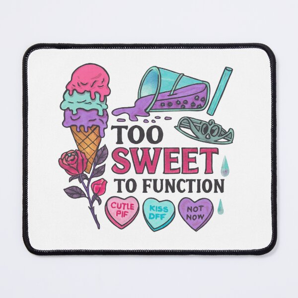 Item preview, Too Sweet to Function – Kawaii Chaos Tee designed and sold by Hptrendz.