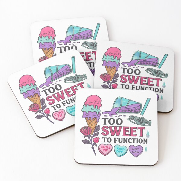 Item preview, Too Sweet to Function – Kawaii Chaos Tee designed and sold by Hptrendz.