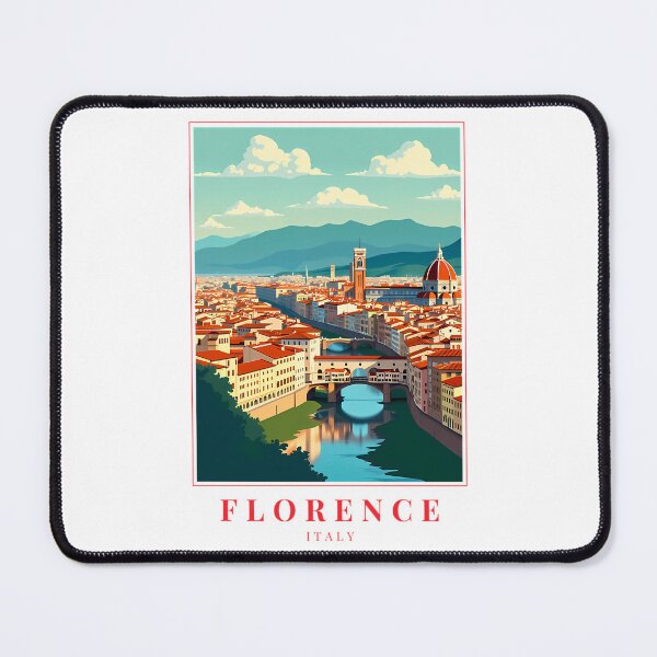 Item preview, 18 Florence Italy Illustration Duomo Dome Ponte Vecchio Artistic Legacy designed and sold by lauren-cekhan.