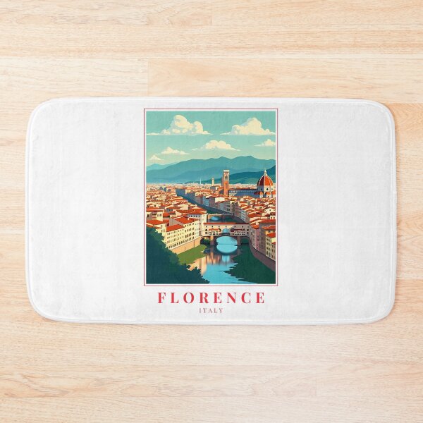 Item preview, 18 Florence Italy Illustration  Duomo Dome Ponte Vecchio  Artistic Legacy designed and sold by lauren-cekhan.