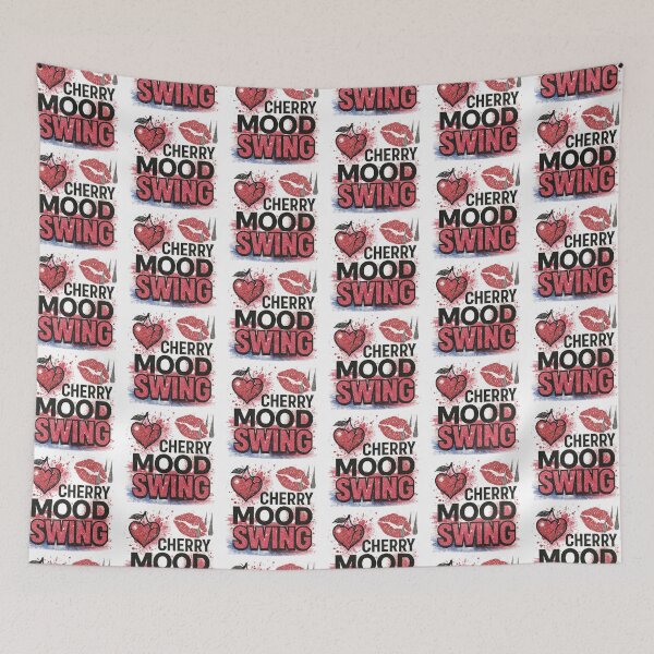 Item preview, Cherry Mood Swing – Glam Grunge Tee Design designed and sold by Hptrendz.