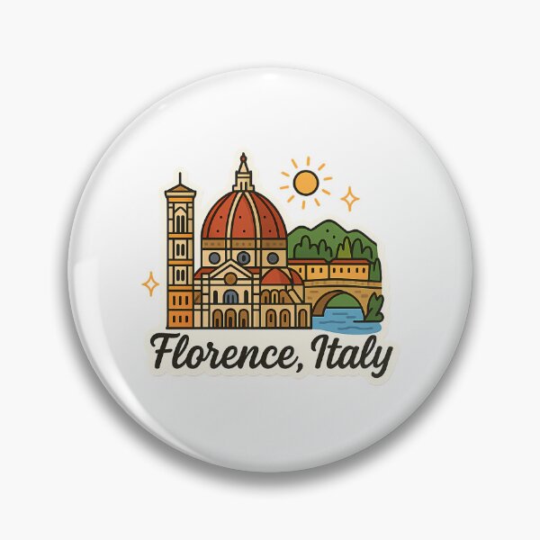 Item preview,  Florence Italy Duomo And Ponte Vecchio Art designed and sold by lauren-cekhan.