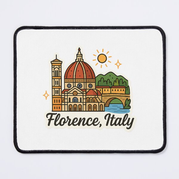 Item preview,  Florence Italy Duomo And Ponte Vecchio Art designed and sold by lauren-cekhan.