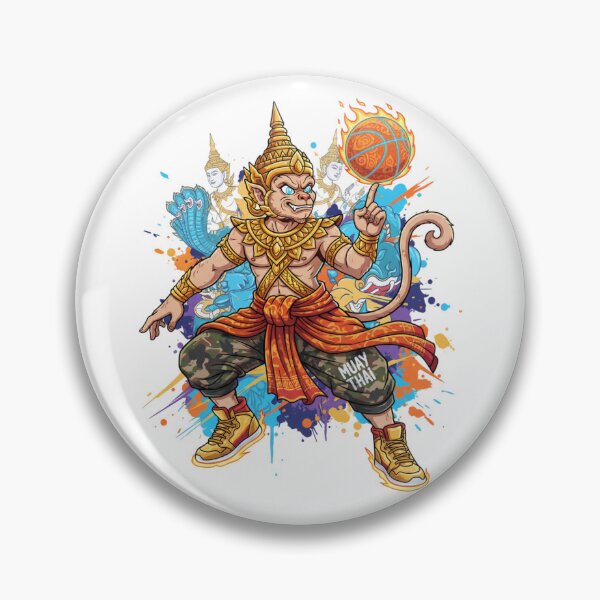 Item preview, Hanuman Street Dunk – AI-Assisted Thai Mythology Fusion designed and sold by MoBoCH.