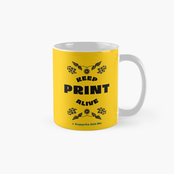 Item preview, Keep Print Alive – Vintage Print Culture Tee designed and sold by Hptrendz.