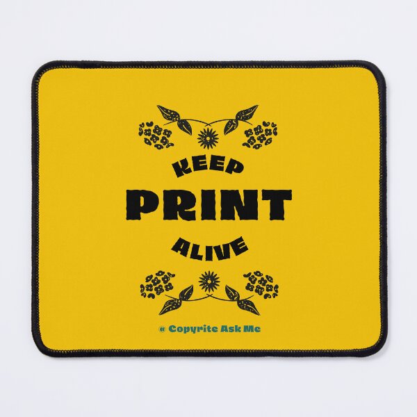Item preview, Keep Print Alive – Vintage Print Culture Tee designed and sold by Hptrendz.