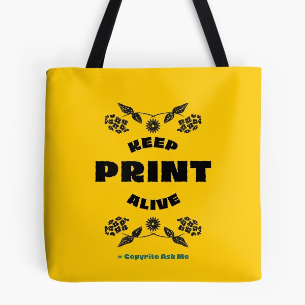 Item preview, Keep Print Alive – Vintage Print Culture Tee designed and sold by Hptrendz.