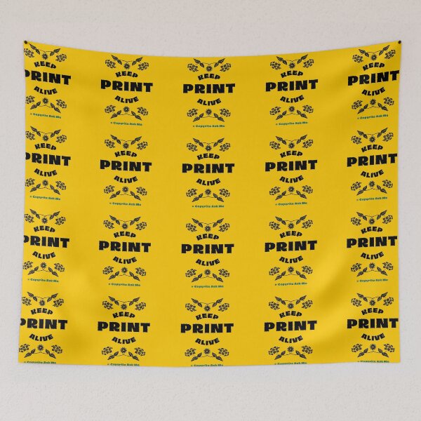 Item preview, Keep Print Alive – Vintage Print Culture Tee designed and sold by Hptrendz.
