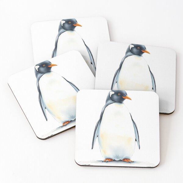 Item preview, Elegant Emperor Penguin - Realistic Wildlife Art Print designed and sold by EllDAV777.