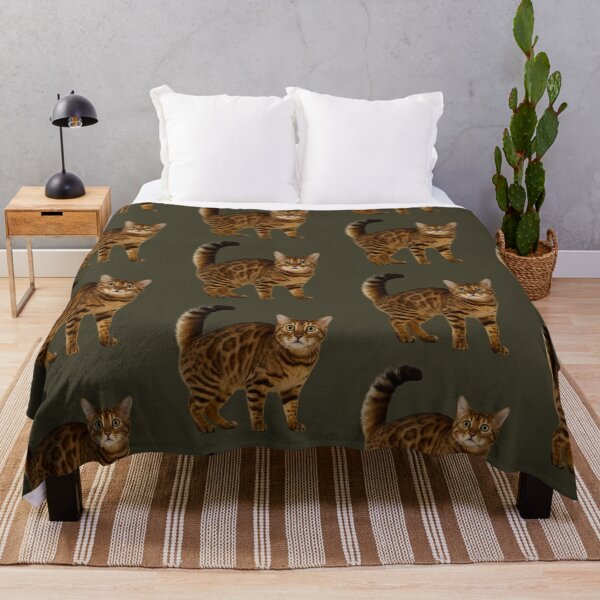 Item preview, Bengal Cat – Realistic Golden Portrait designed and sold by WinkWild.