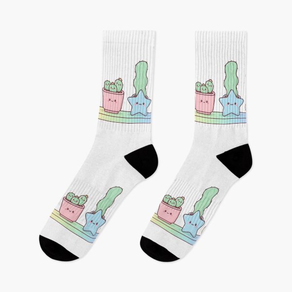 Item preview, Cute Kawaii Cactus Friends | Adorable Pastel Succulent Illustration designed and sold by Tidarat-27.