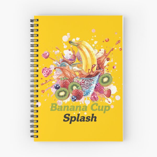 Item preview, Banana Cup Splash – Tropical Fruit Drink Tee designed and sold by Hptrendz.