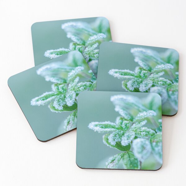 Item preview, The Frosty Leaves Shine Beautifully in the Gentle Early Morning Light of the Day designed and sold by 3 Hours of Silence.