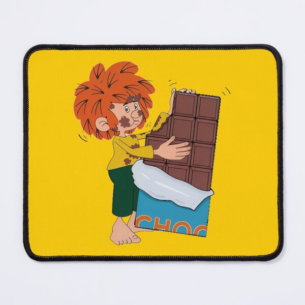 Item preview, Pumuckl eats giant chocolate designed and sold by DieViolettHund.