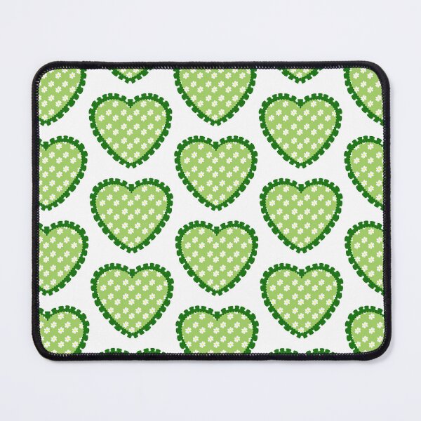 Item preview, Green floral heart with green frilly border  designed and sold by priyankajustine.