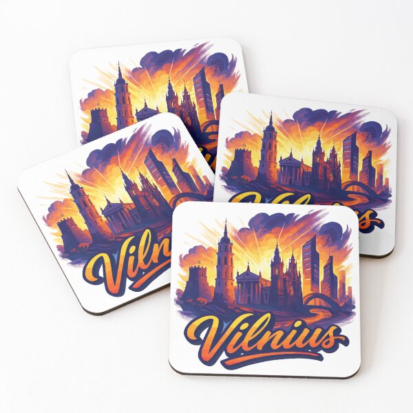 Item preview, Vilnius capital Lithuania Baltics gift designed and sold by Pineapple-Tree.