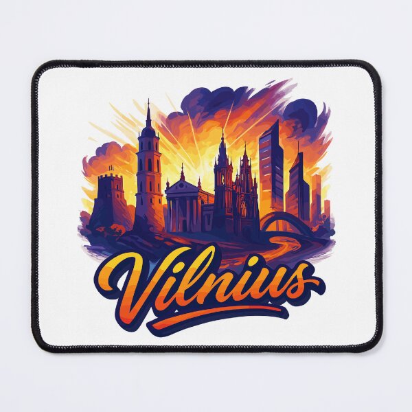 Item preview, Vilnius capital Lithuania Baltics gift designed and sold by Pineapple-Tree.