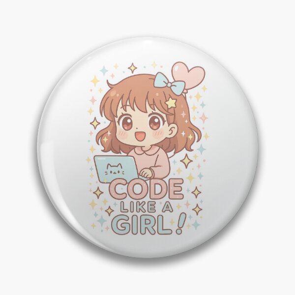 Item preview, Girl Power Coding – Pastel Manga Style designed and sold by LittleCountess.