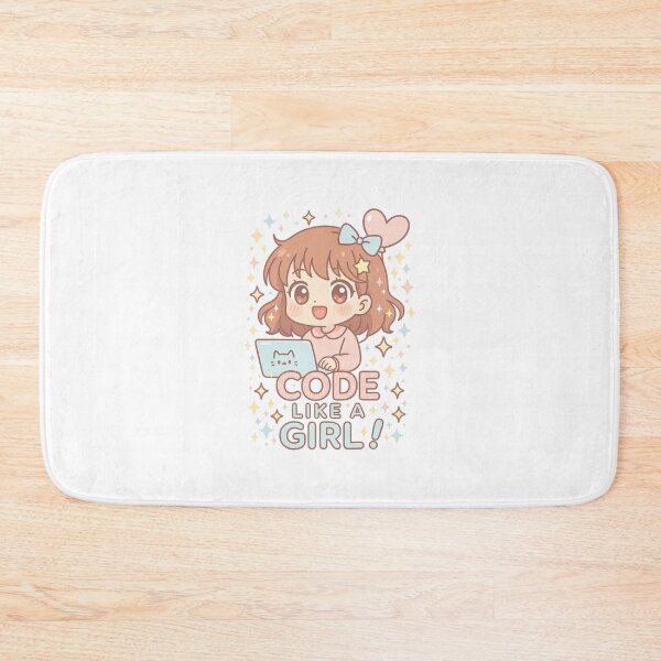 Item preview, Girl Power Coding – Pastel Manga Style designed and sold by LittleCountess.