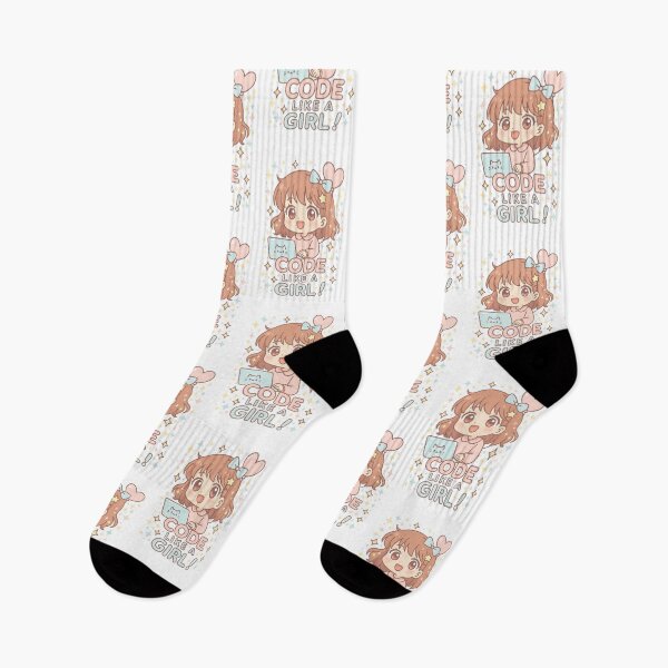 Item preview, Girl Power Coding – Pastel Manga Style designed and sold by LittleCountess.