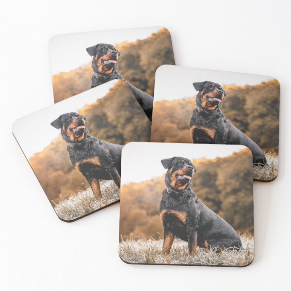 Item preview, Rottweiler Dog Wandering in the Forest designed and sold by VanGaldo.