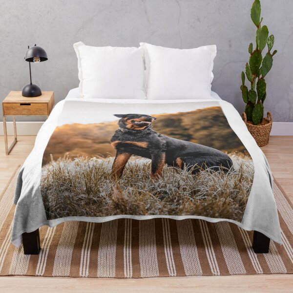Item preview, Rottweiler Dog Wandering in the Forest designed and sold by VanGaldo.
