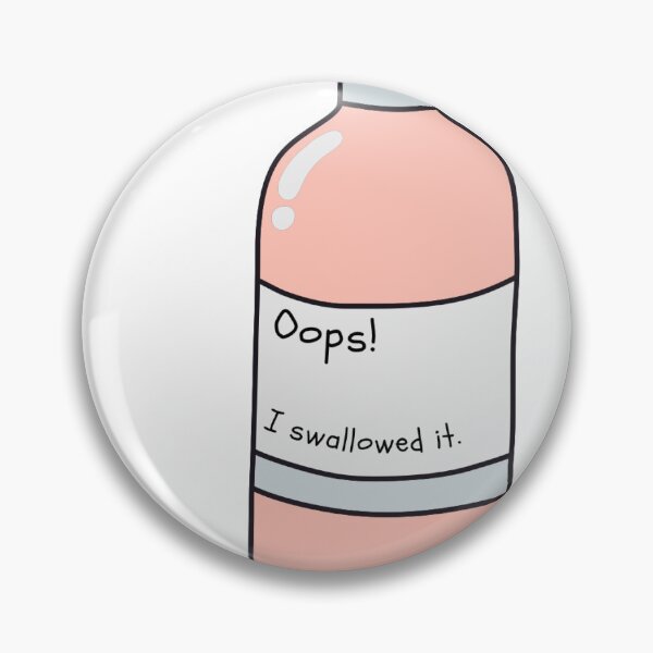 Item preview, Oops! I swallowed it designed and sold by heyhaleess.