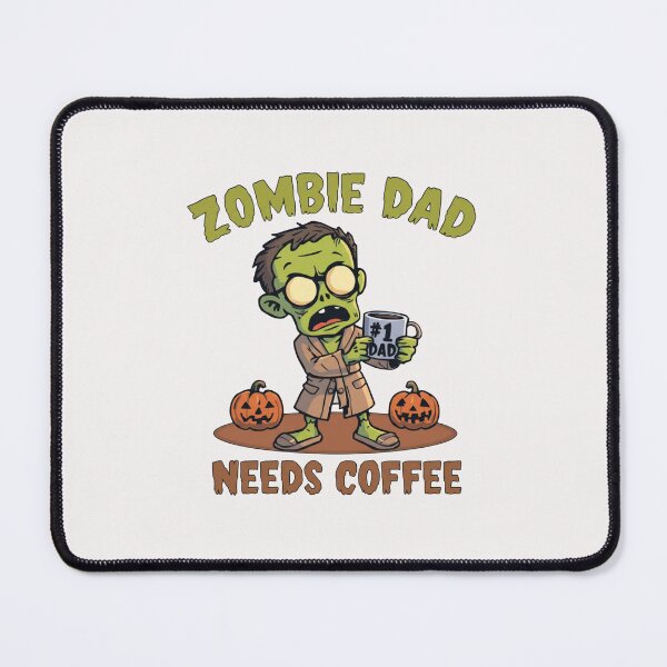 Item preview, Zombie Dad Needs Coffee - Funny Halloween Dad Life - Spooky Morning Father Gift designed and sold by wellie-chic.