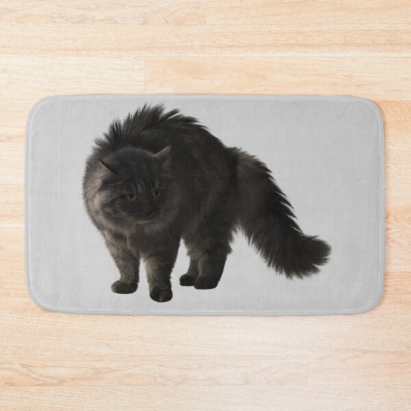 Item preview, Black Long-Haired Cat – Mysterious Dark Portrait designed and sold by WinkWild.