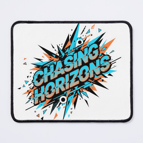 Item preview, CHASING HORIZONS – Neon Cyberpunk Streetwear Typography designed and sold by Momay-designer.