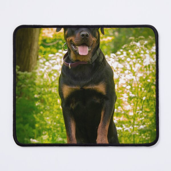 Item preview, Rottweiler Dog on Top of Log designed and sold by VanGaldo.