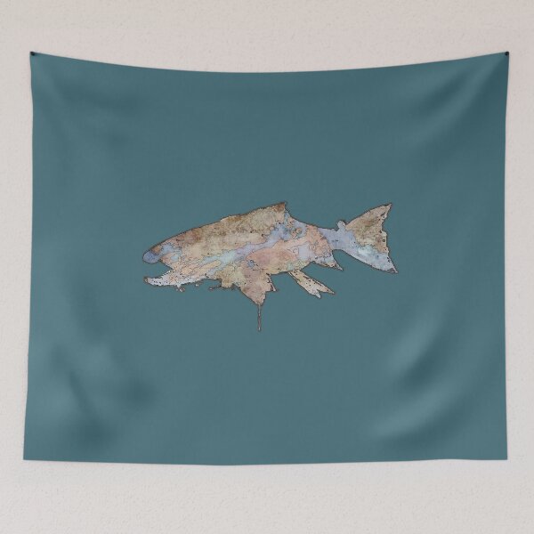 Item preview, Trout Map designed and sold by MikaelJenei.