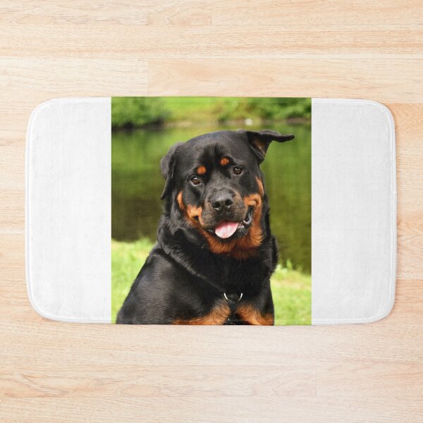 Item preview, Rottweiler Dog Loves Near the Pond designed and sold by VanGaldo.