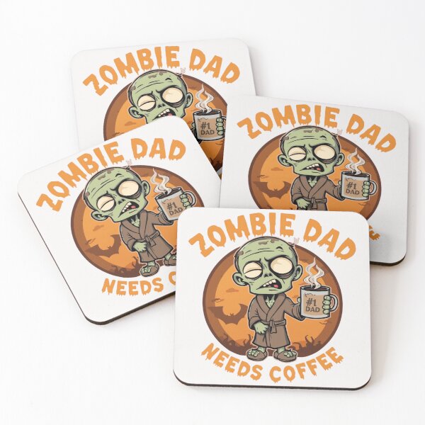 Item preview, Zombie Dad Needs Coffee - Funny Halloween Dad Life - Spooky Morning Father Gift designed and sold by wellie-chic.