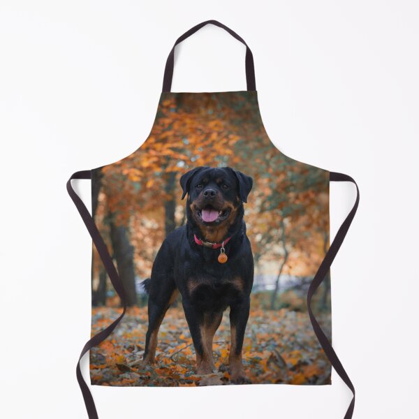 Item preview, Rottweiler Dog Playing Around the Forest designed and sold by VanGaldo.