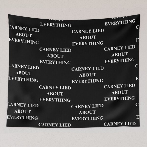 Item preview, 36 Carney Lied About Everything (White Logo) designed and sold by isma-rodi.
