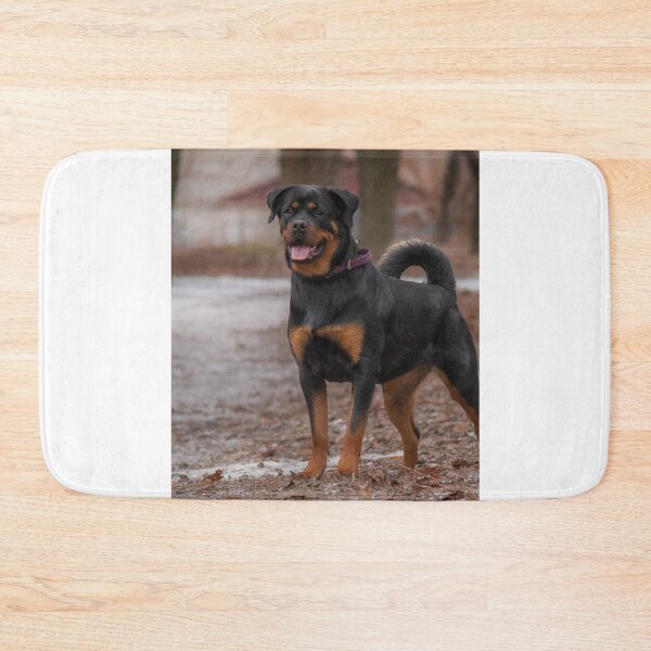 Item preview, Brave Rottweiler Dog Guarding designed and sold by VanGaldo.