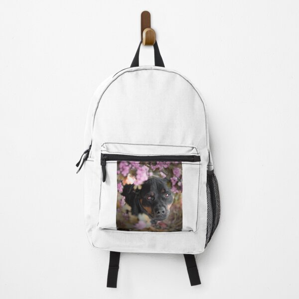 Item preview, Lovely Rottweiler Dog Surrounded with Purple Flowers designed and sold by VanGaldo.