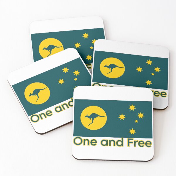 Item preview, One and Free Kangaroo Sun Flag designed and sold by Kangaroo Sun.