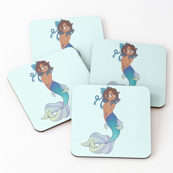 Item preview, Double mastectomy mermaid (blue version) designed and sold by Blueberry-b1rd.