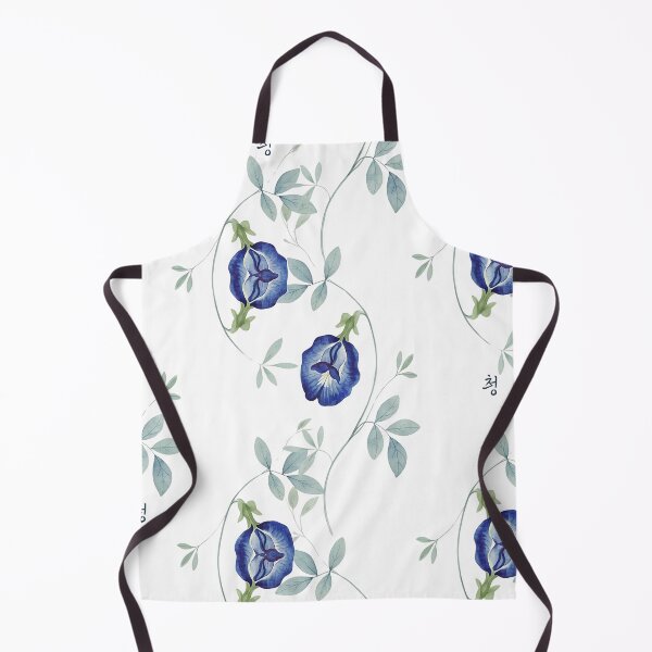 Item preview, Blue Butterfly Pea Flower Seamless Pattern designed and sold by bloomling.