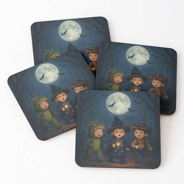 Item preview, HALLOWEEN KIDS IN THE WOODS II designed and sold by victorius-me.