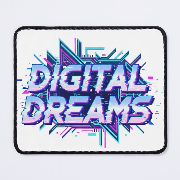 Item preview, DIGITAL DREAMS – Neon Futuristic Cyberpunk Typography designed and sold by Momay-designer.