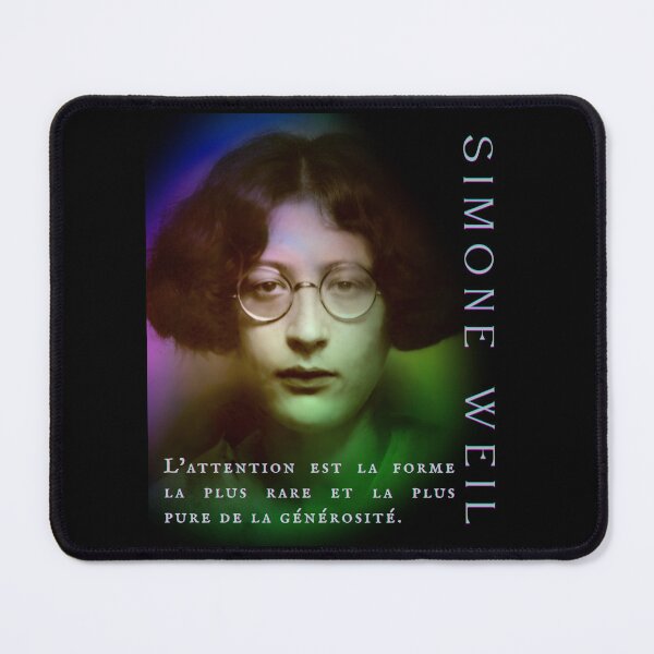 Item preview, Simone Weil quote: L’attention est la forme la plus rare et la plus pure de la générosité. designed and sold by artbleed.